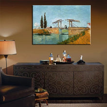 Load image into Gallery viewer, 100% Hand Painted Oil Paintings Van Gogh Road with Cypress  Wall Art Impressionist Pictures Living Room Decoration Home Decor