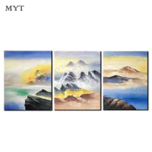 Load image into Gallery viewer, Large Handpainted 3 PCS As 1 Set Landscape Oil Painting On Canvas Wall Art Wall Pictures For Living Room Home Decor