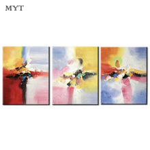 Load image into Gallery viewer, Large Handpainted 3 PCS As 1 Set Landscape Oil Painting On Canvas Wall Art Wall Pictures For Living Room Home Decor