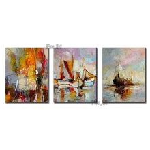 Load image into Gallery viewer, 3PCS Abstract Group Oil Painting Simple Design Canvas Art Wall Decoration Free Shipping Painting Artwork Wall Picture Canvas Art