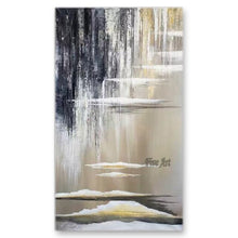 Load image into Gallery viewer, 100% Hand-painted Simple Design Acrylic Texture Painting Unframed Abstract Canvas Oil Painting Wall Art Free Shipping Home Good