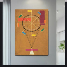 Load image into Gallery viewer, 100% Hand Painted Oil Paintings Wall Art Room Decoration Vasily Kandinsky Famous Painting Christmas Gift Wall Pictures Frameless