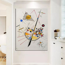 Load image into Gallery viewer, Wassily Kandinsky Doctrine Science Nova Methode 100% Hand Painted Oil Paintings Modern Abstract Wall Art Pictures Christmas Gift