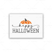 Load image into Gallery viewer, Happy Halloween Pumpkin Canvas Painting Farmhouse Signs Artwork Posters and Prints Wall Art Pictures for Living Room Decoration