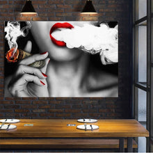 Load image into Gallery viewer, 🔥Woman and  Money Printing - no Frame -New  Creative Idea  Home Decoration - SallyHomey Life's Beautiful