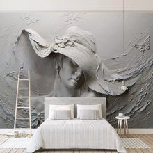 Load image into Gallery viewer, 🔥3D Stereoscopic Embossed Gray Beauty Oil Painting - SallyHomey Life's Beautiful