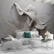 Load image into Gallery viewer, 🔥3D Stereoscopic Embossed Gray Beauty Oil Painting - SallyHomey Life's Beautiful