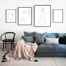Load image into Gallery viewer, π₯ Abstract - Minimalist Nude Woman Body From Back Art Painting Home Decoration - SallyHomey Life's Beautiful