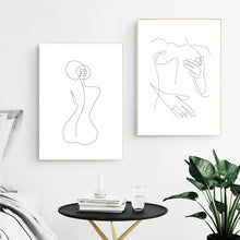 Load image into Gallery viewer, π₯ Abstract - Minimalist Nude Woman Body From Back Art Painting Home Decoration - SallyHomey Life's Beautiful
