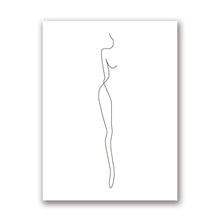 Load image into Gallery viewer, 🔥 Abstract - Minimalist Nude Woman Body From Back Art Painting Home Decoration - SallyHomey Life&#39;s Beautiful