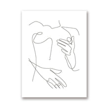 Load image into Gallery viewer, π₯ Abstract - Minimalist Nude Woman Body From Back Art Painting Home Decoration - SallyHomey Life's Beautiful