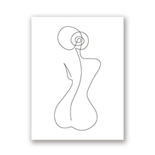 Load image into Gallery viewer, π₯ Abstract - Minimalist Nude Woman Body From Back Art Painting Home Decoration - SallyHomey Life's Beautiful