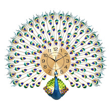 Load image into Gallery viewer, Large Peacock  Digital Wall Clocks - SallyHomey Life's Beautiful