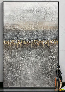 100% Hand Painted on canvas abstract landscape wall picture painting for living room Decor