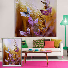 Load image into Gallery viewer, 🔥Butterfly Roller Shutters Painting PAG Roller Blind Background Wall Decor Window Drawing Curtain - SallyHomey Life&#39;s Beautiful