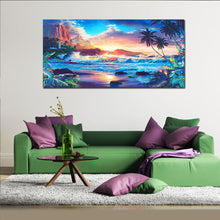 Load image into Gallery viewer, Home Decor Canvas Print Paintings Wall Art Modern Sunset Scenery Beach Tree Gift - SallyHomey Life&#39;s Beautiful
