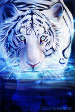 Load image into Gallery viewer, DIY Tiger 5D Diamond Painting Tiger Diamond Embroidery Animal Tiger Cross Stitch Full Round Drill Wall Art Home Decor Gift