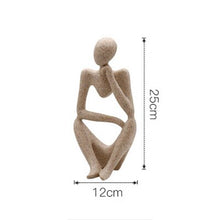 Load image into Gallery viewer, Living Room Decor Abstract Thinker Sculpture Miniature Model For Home Decoration Figurines Handcrafts Decoration Ornaments Gifts