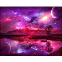 Load image into Gallery viewer, DIY 5D Diamond Painting Space Planet Mosaic Diamond Embroidery Rhinestones Landscape Cross Stitch Full Round Drill Home Decor