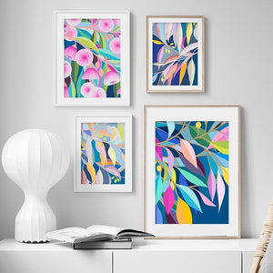 Flower Leaves Abstract Painting Wall Art Canvas Painting Nordic Posters And Prints Plants Wall Pictures For Living Room Decor - SallyHomey Life's Beautiful