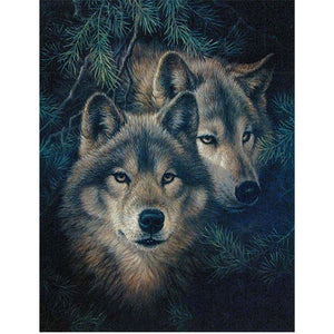 White Wolf of the Forest 5D Diamond Painting - 5diamondpainting