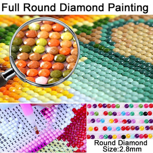 Full Round Drill DIY 5D Diamond Painting Wishing Bottle Landscape Diamond Embroidery Cross Stitch Mosaic Rhinestones Wall Art