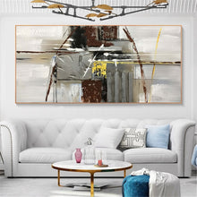 Load image into Gallery viewer, Hand Painted Abstract Oil Paintings Modern Wall Art Canvas Wall Pictures Posters For Living Room Home Decor Wall Painting