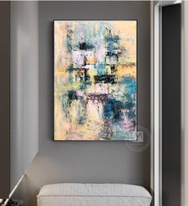 Modern oil painting abstract cuadros para el hogar para la sala canvas pictures decoration living room large vintage home decor - SallyHomey Life's Beautiful
