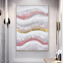 Load image into Gallery viewer, 100% Hand Painted Abstract beach Art Oil Painting On Canvas Wall Art Frameless Picture Decoration For Live Room Home Decor Gift