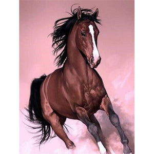 5D Diamond Painting Horse Animal Mosaic Diamond Embroidery Full Round –  SallyHomey Life's Beautiful
