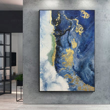 Load image into Gallery viewer,   100% Hand Painted Water Sky Sea View Abstract Painting  Modern Art Picture For Living Room Modern Cuadros Canvas Art High Quality