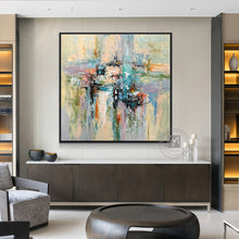 Load image into Gallery viewer, Original artwork handmade oil painting on canvas abstract modern heavy oil paint for living room home decor wall art bedroom - SallyHomey Life&#39;s Beautiful