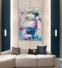 Load image into Gallery viewer, Original Decorative artwork handmade oil painting on canvas vertical wall pictures for living room wall painting abstract modern - SallyHomey Life&#39;s Beautiful
