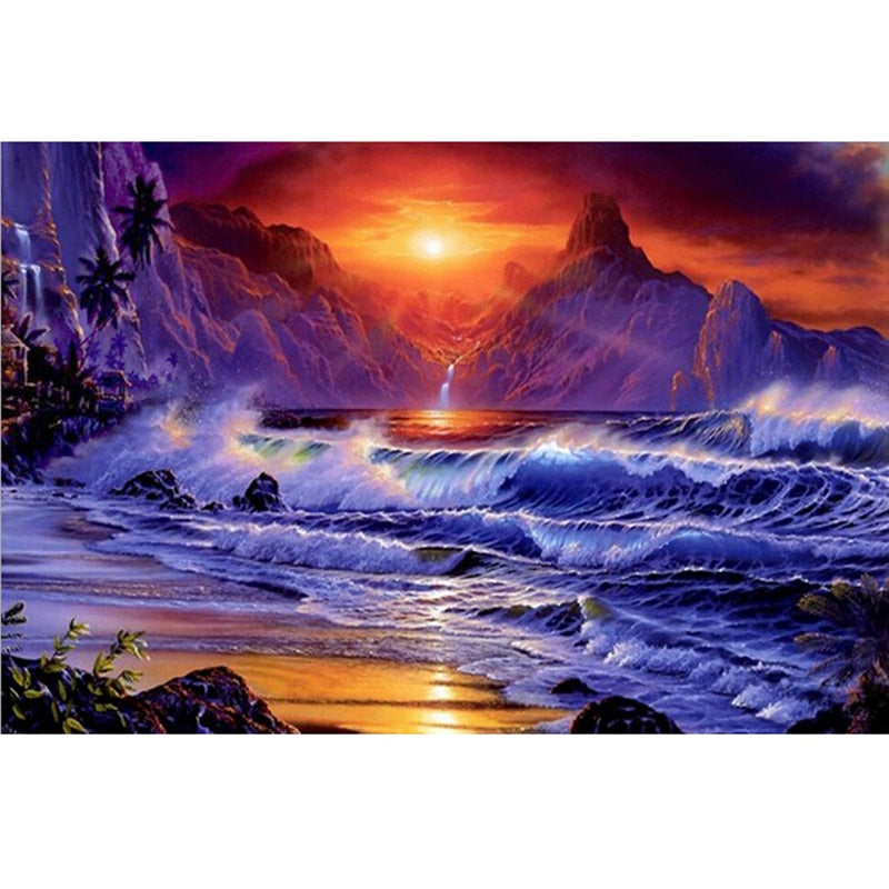 5D DIY Diamond Painting House Diamond Embroidery Scenery Cross Stitch –  SallyHomey Life's Beautiful