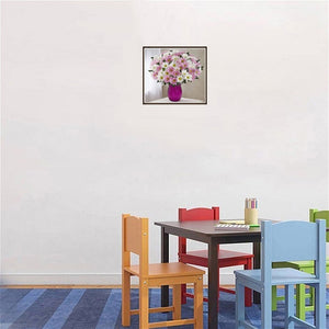 5D Diamond Painting Cross Stitch DIY Flower Full Round Drill Diamond Embroidery Mosaic Wall Painting Home Decor
