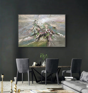 Abstract original art Oil painting original oil on canvas painting acrylic for bedroom living room modern wall decor home decor - SallyHomey Life's Beautiful