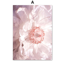 Load image into Gallery viewer, Pink Dahlia Blooming Rose Peony Nature Plant Nordic Posters And Prints Wall Art Canvas Painting Pictures For Home Design Bedroom - SallyHomey Life&#39;s Beautiful