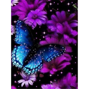 DIY 5D Diamond Painting Flower Butterfly Diamond Embroidery Cross Stitch Animal Mosaic Full Round Rhinestone Art Wall Decor Home - SallyHomey Life's Beautiful