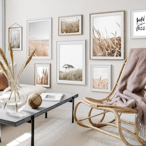 Reeds Wheat House Leaf Nordic Posters And Prints Wall Art Canvas Painting Wall Pictures For Living Room Scandinavian Home Decor - SallyHomey Life's Beautiful