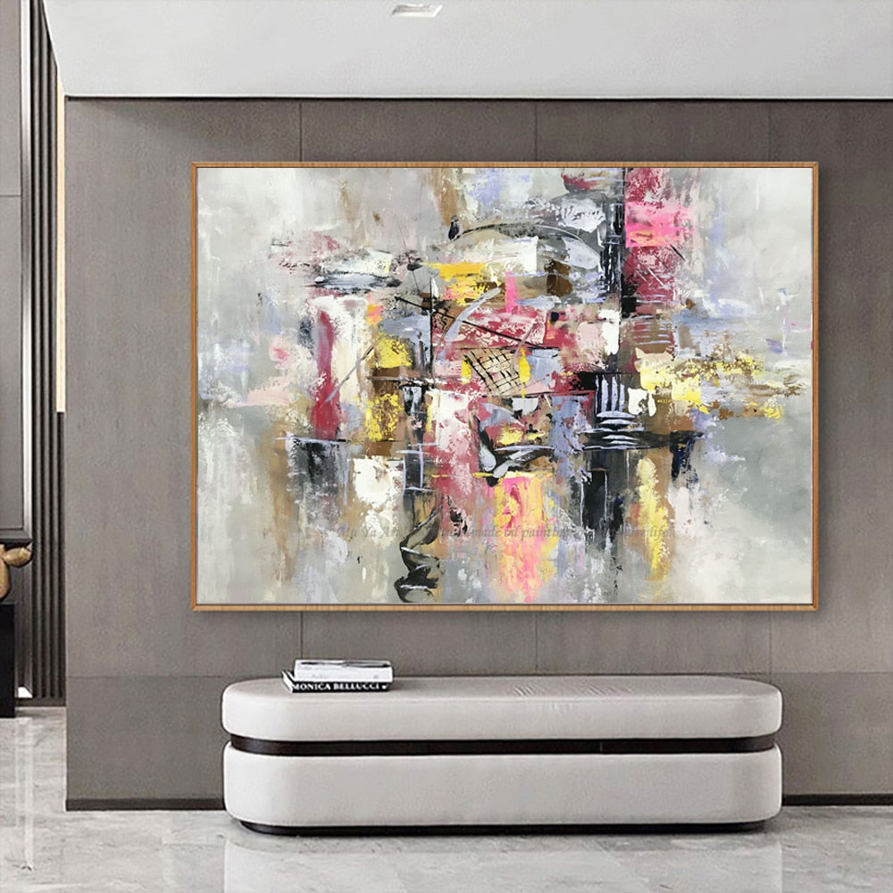 Original paintings for living room wall art canvas abstract painting pieces high quality oil painting modern pictures home decor - SallyHomey Life's Beautiful