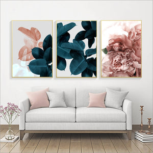 Top Selling Custom Agave Alpaca Leaf Wall Art Canvas Painting Nordic Posters And Prints Wall Pictures For Living Room Home Decor - SallyHomey Life's Beautiful