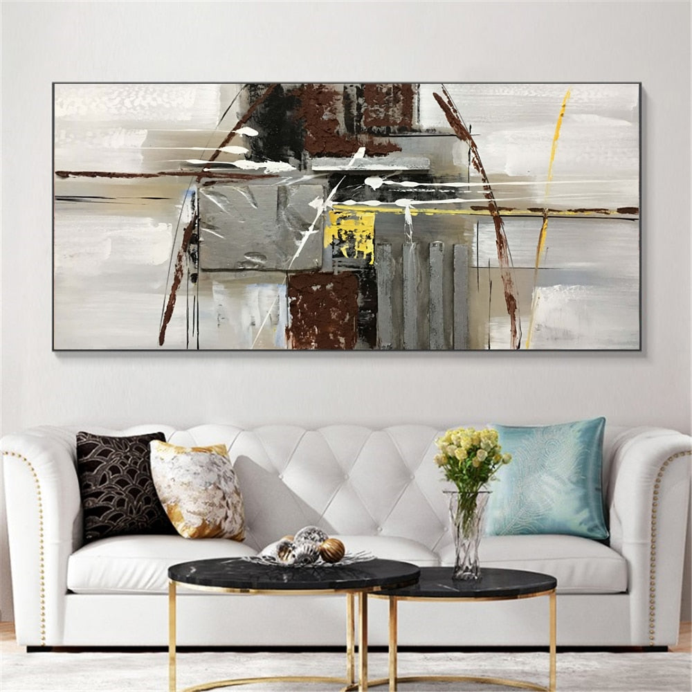 Hand Painted Abstract Oil Paintings Modern Wall Art Canvas Wall Pictures Posters For Living Room Home Decor Wall Painting