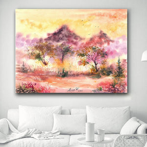 100% Hand Painted Abstract Scener Art Oil Painting On Canvas Wall Art Frameless Picture Decoration For Live Room Home Decor Gift