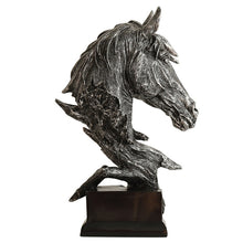 Load image into Gallery viewer, Horse Head Abstract Sculpture Miniature Figurine Home Decoration Accessories for Home Desk Statues for Decoration Horse Statue