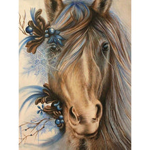 Load image into Gallery viewer, 5D Diamond Painting Cross Stitch DIY Horse Animal Rhinestone Diamond Embroidery Full Round Drill Home Decor Gift - SallyHomey Life&#39;s Beautiful