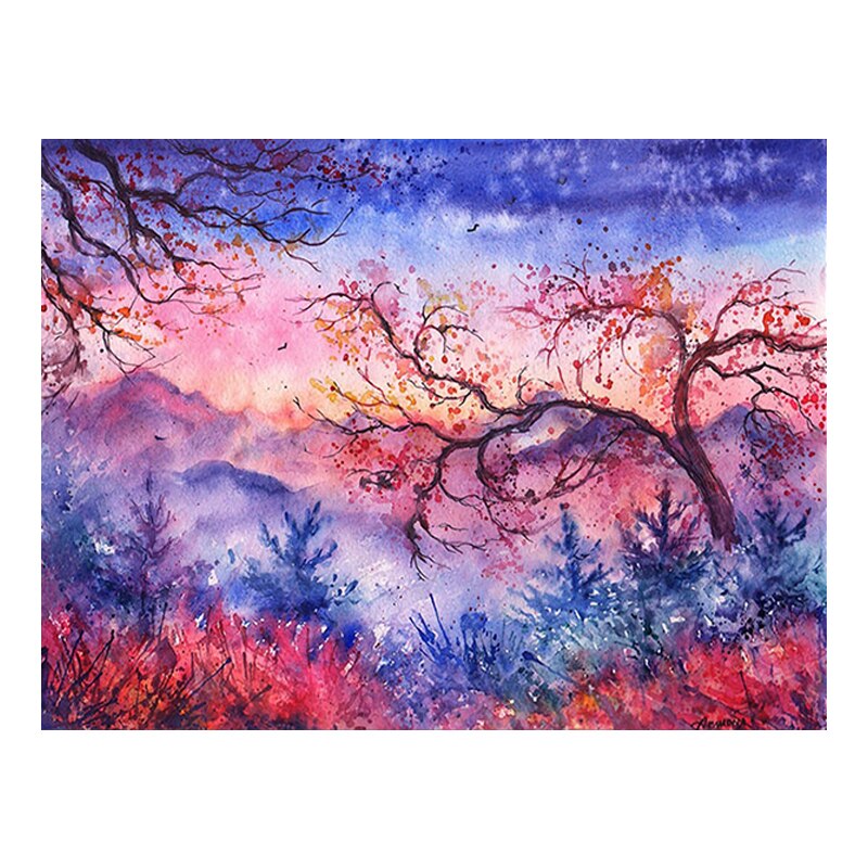 100% Hand Painted Abstract Scener Art Oil Painting On Canvas Wall Art Frameless Picture Decoration For Live Room Home Decor Gift
