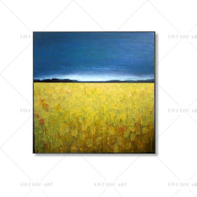 Load image into Gallery viewer, 100% Hand Painted Blue Sky Country Abstract Painting  Modern Art Picture For Living Room Modern Cuadros Canvas Art High Quality