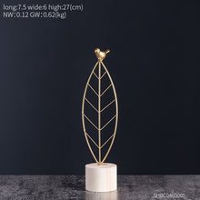Load image into Gallery viewer, Feather Miniature Figurines Resin Home Decor Living Room Decoration Office Desk Decoration Home Decoration Accessories Modern