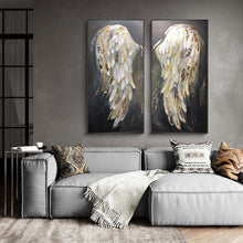 Load image into Gallery viewer, 100% Hand Painted Abstract Wings Art Oil Painting On Canvas Wall Art Frameless Picture Decoration For Live Room Home Decor Gift
