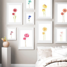 Load image into Gallery viewer, Colorful Dandelion Tulip Lotus Daisy Wall Art Canvas Painting Nordic Posters And Prints Wall Pictures For Living Room Home Decor - SallyHomey Life&#39;s Beautiful
